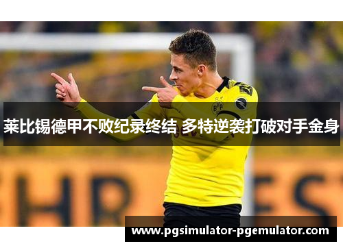 莱比锡德甲不败纪录终结 多特逆袭打破对手金身